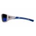 Очки защитные открытые Pyramex Velar White (ice blue mirror) синие зеркальные