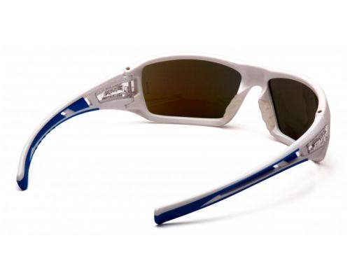 Очки защитные открытые Pyramex Velar White (ice blue mirror) синие зеркальные Очки защитные открытые Pyramex Velar White (ice blue mirror) синие зеркальные