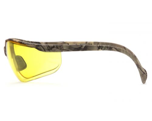 Окуляри захисні в камуфльованій оправі Pyramex Venture-2 Camo (amber) жовті Окуляри захисні в камуфльованій оправі Pyramex Venture-2 Camo (amber) жовті