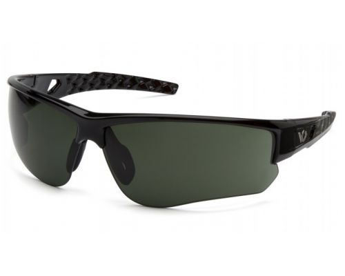 Окуляри захисні Venture Gear Atwater (forest gray) Anti-Fog, чорно-зелені в сріблястій оправі Окуляри захисні Venture Gear Atwater (forest gray) Anti-Fog, чорно-зелені в сріблястій оправі