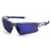 Окуляри захисні Venture Gear MontEagle Crystal (ice blue mirror) Anti-Fog, дзеркальні сині в прозорій оправі