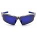 Окуляри захисні Venture Gear MontEagle Crystal (ice blue mirror) Anti-Fog, дзеркальні сині в прозорій оправі