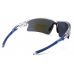 Окуляри захисні Venture Gear MontEagle Crystal (ice blue mirror) Anti-Fog, дзеркальні сині в прозорій оправі