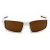 Окуляри захисні Venture Gear Pagosa White (bronze) Anti-Fog, коричневі в білій оправі