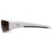 Окуляри захисні Venture Gear Pagosa White (bronze) Anti-Fog, коричневі в білій оправі