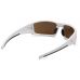 Окуляри захисні Venture Gear Pagosa White (bronze) Anti-Fog, коричневі в білій оправі
