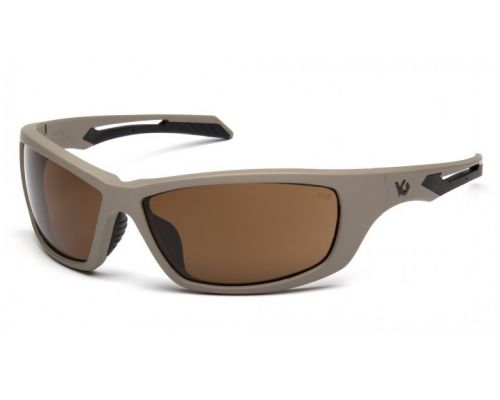 Окуляри захисні Venture Gear Tactical Howitzer Tan (bronze) Anti-Fog, коричневі в пісочній оправі Окуляри захисні Venture Gear Tactical Howitzer Tan (bronze) Anti-Fog, коричневі в пісочній оправі