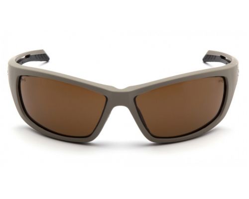 Окуляри захисні Venture Gear Tactical Howitzer Tan (bronze) Anti-Fog, коричневі в пісочній оправі Окуляри захисні Venture Gear Tactical Howitzer Tan (bronze) Anti-Fog, коричневі в пісочній оправі