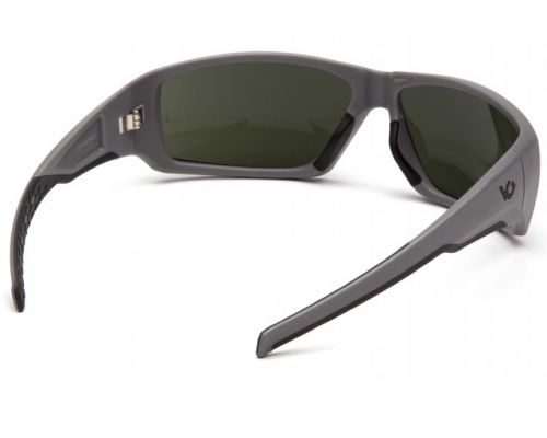 Очки защитные открытые Venture Gear Tactical OverWatch Gray (forest gray) Anti-Fog, чёрно-зелёные в серой оправе Очки защитные открытые Venture Gear Tactical OverWatch Gray (forest gray) Anti-Fog, чёрно-зелёные в серой оправе