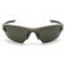 Окуляри захисні Venture Gear Tactical Semtex 2.0 Tan (forest gray) Anti-Fog, чорно-зелені в пісочній оправі