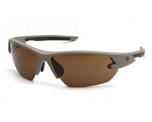 Окуляри захисні Venture Gear Tactical Semtex Tan (bronze) Anti-Fog, коричневі в камуфльованій оправі Окуляри захисні Venture Gear Tactical Semtex Tan (bronze) Anti-Fog, коричневі в камуфльованій оправі
