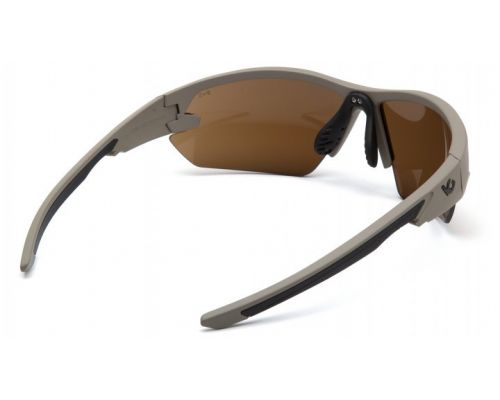Окуляри захисні Venture Gear Tactical Semtex Tan (bronze) Anti-Fog, коричневі в камуфльованій оправі Окуляри захисні Venture Gear Tactical Semtex Tan (bronze) Anti-Fog, коричневі в камуфльованій оправі