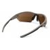 Окуляри захисні Venture Gear Tactical Semtex Tan (bronze) Anti-Fog, коричневі в камуфльованій оправі