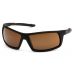 Очки защитные открытые Venture Gear Tactical StoneWall (bronze) Anti-Fog, коричневые
