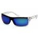Окуляри захисні Venture Gear Vallejo Crystal (ice blue mirror) Аnti-Fog, дзеркальні сині в прозорій оправі ***