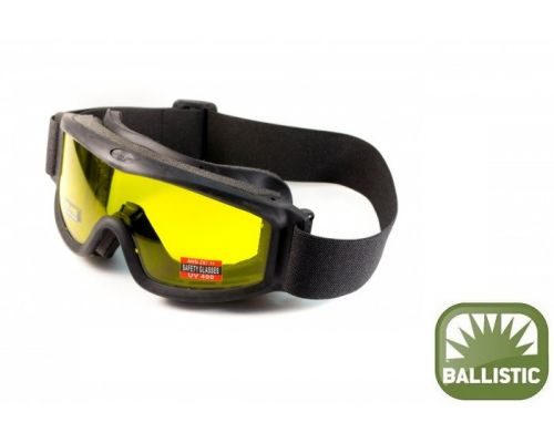 Окуляри захисні з ущільнювачем Global Vision Ballistech-3 (yellow) Anti-Fog, жовті Окуляри захисні з ущільнювачем Global Vision Ballistech-3 (yellow) Anti-Fog, жовті