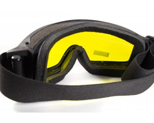 Окуляри захисні з ущільнювачем Global Vision Ballistech-3 (yellow) Anti-Fog, жовті Окуляри захисні з ущільнювачем Global Vision Ballistech-3 (yellow) Anti-Fog, жовті
