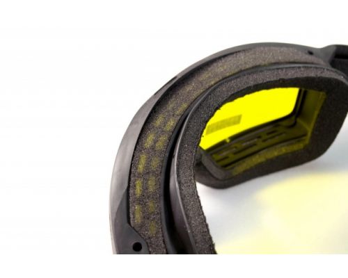 Окуляри захисні з ущільнювачем Global Vision Ballistech-3 (yellow) Anti-Fog, жовті Окуляри захисні з ущільнювачем Global Vision Ballistech-3 (yellow) Anti-Fog, жовті