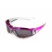 Очки защитные с уплотнителем Global Vision FlashPoint Pink-Silver (silver mirror) зеркальные серые