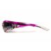 Очки защитные с уплотнителем Global Vision FlashPoint Pink-Silver (silver mirror) зеркальные серые