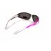 Очки защитные с уплотнителем Global Vision FlashPoint Pink-Silver (silver mirror) зеркальные серые