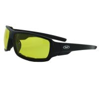 Очки защитные с уплотнителем Global Vision Italiano-Plus (yellow) желтые