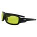 Очки защитные с уплотнителем Global Vision Italiano-Plus (yellow) желтые