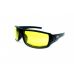 Очки защитные с уплотнителем Global Vision Italiano-Plus (yellow) желтые