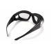 Окуляри захисні з ущільнювачем Global Vision Outfitter (clear) Anti-Fog, прозорі
