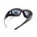 Очки защитные с уплотнителем Global Vision Outfitter (gray) Anti-Fog, серые