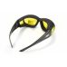 Очки защитные с уплотнителем Global Vision Outfitter (yellow) Anti-Fog, желтые