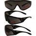 Очки защитные с уплотнителем Global Vision Python (RattleSnake) (gray) Anti-Fog, серые