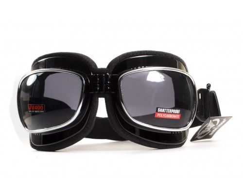 Очки защитные с уплотнителем Global Vision Retro Joe (gray) серые