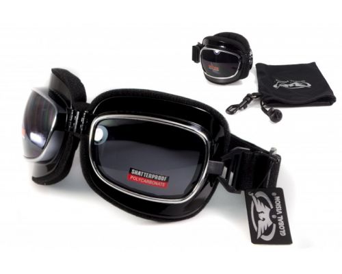 Очки защитные с уплотнителем Global Vision Retro Joe (gray) серые