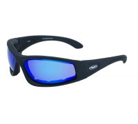 Очки защитные с уплотнителем Global Vision Triumphant (G-Tech™ blue) синие зеркальные