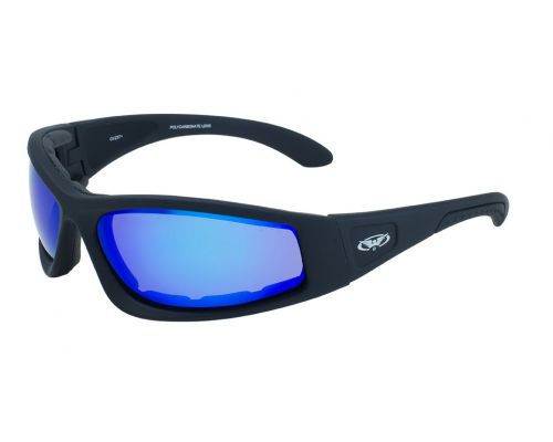 Очки защитные с уплотнителем Global Vision Triumphant (G-Tech™ blue) синие зеркальные