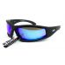Очки защитные с уплотнителем Global Vision Triumphant (G-Tech™ blue) синие зеркальные