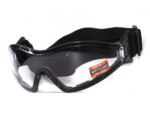 Очки защитные с уплотнителем Global Vision Z-33 (clear) Anti-Fog, прозрачные Очки защитные с уплотнителем Global Vision Z-33 (clear) Anti-Fog, прозрачные