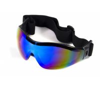 Очки защитные с уплотнителем Global Vision Z-33 (G-Tech™ blue) Anti-Fog, синие зеркальные