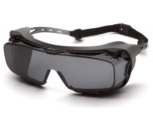 Очки защитные с уплотнителем Pyramex Cappture-Plus (gray) Anti-Fog, серые