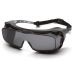 Очки защитные с уплотнителем Pyramex Cappture-Plus (gray) Anti-Fog, серые