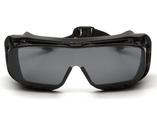 Очки защитные с уплотнителем Pyramex Cappture-Plus (gray) Anti-Fog, серые