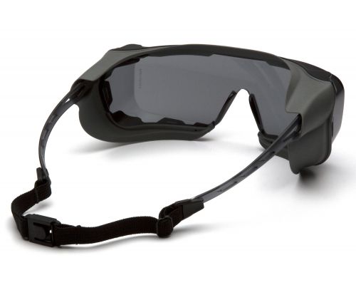 Очки защитные с уплотнителем Pyramex Cappture-Plus (gray) Anti-Fog, серые