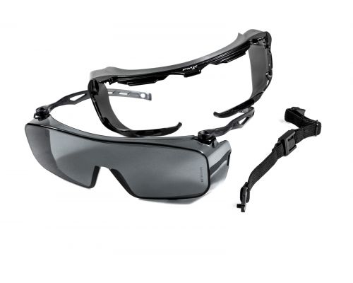 Очки защитные с уплотнителем Pyramex Cappture-Plus (gray) Anti-Fog, серые