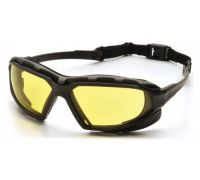 Очки защитные с уплотнителем Pyramex Highlander-PLUS (amber) Anti-Fog, желтые