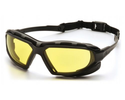 Очки защитные с уплотнителем Pyramex Highlander-PLUS (amber) Anti-Fog, желтые Очки защитные с уплотнителем Pyramex Highlander-PLUS (amber) Anti-Fog, желтые
