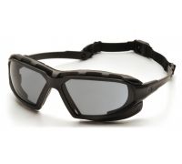 Очки защитные с уплотнителем Pyramex Highlander-PLUS (gray) Anti-Fog, серые