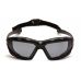 Очки защитные с уплотнителем Pyramex Highlander-PLUS (gray) Anti-Fog, серые