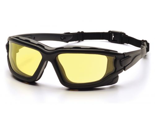 Окуляри захисні з ущільнювачем Pyramex i-Force Slim (amber) Anti-Fog, жовті Окуляри захисні з ущільнювачем Pyramex i-Force Slim (amber) Anti-Fog, жовті