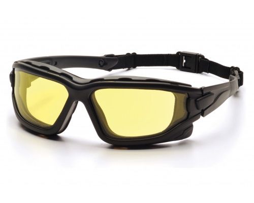 Окуляри захисні з ущільнювачем Pyramex i-Force XL (amber) Anti-Fog, жовті Окуляри захисні з ущільнювачем Pyramex i-Force XL (amber) Anti-Fog, жовті
